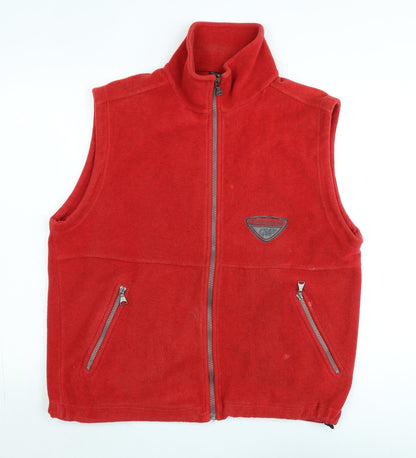 Mens UK Size M Campagnold Red Gilet