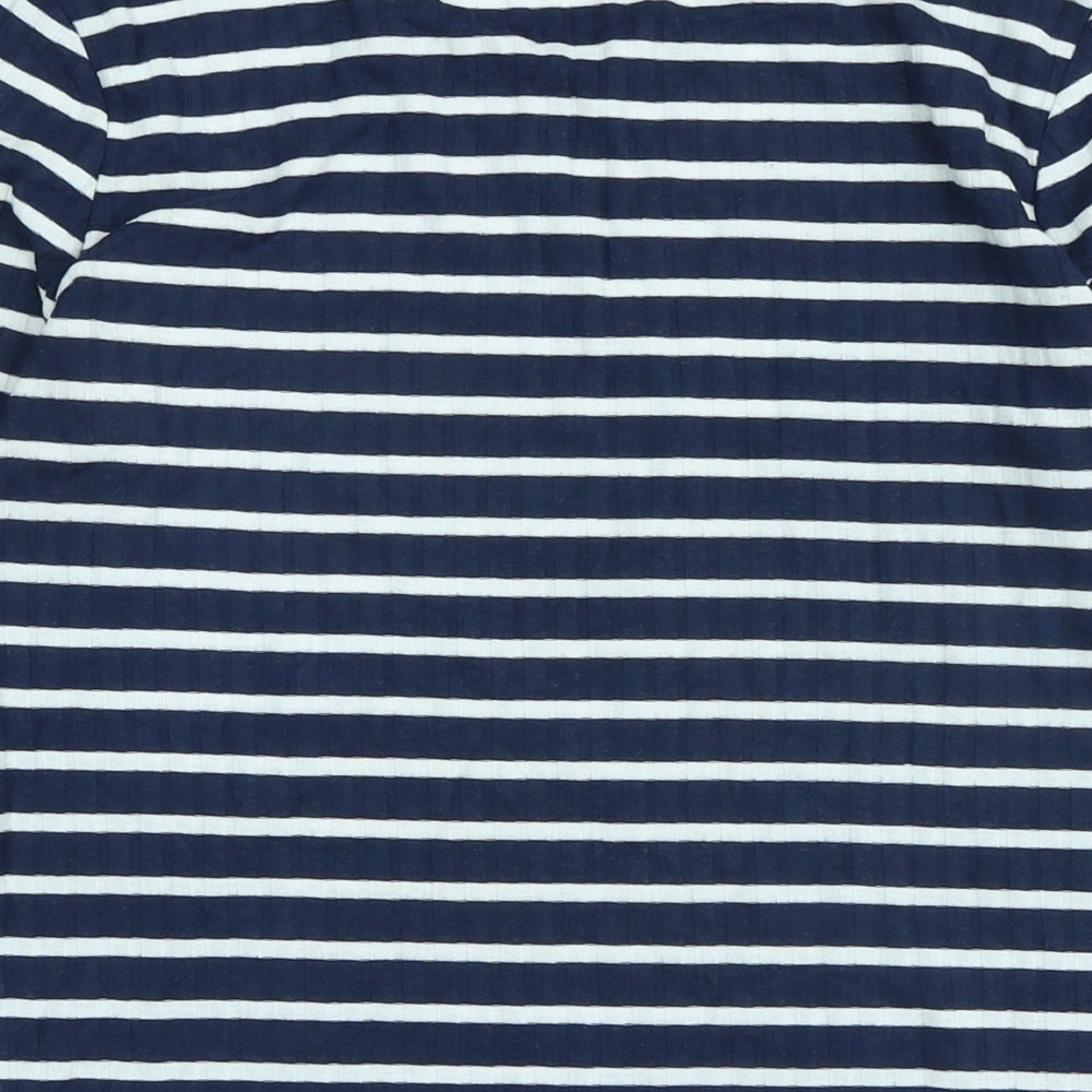Womens UK Size M Pimkie Blue Jersey T-Shirt