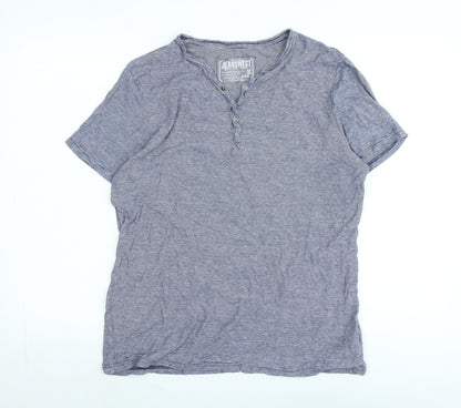 Womens UK Size M Jeanswest Blue Basic T-Shirt