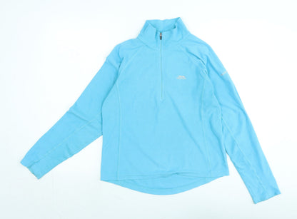Tresspass Womens Blue Polyester Pullover Sweatshirt Size M - Logo