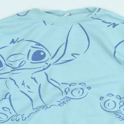 Womens UK Size XS Disney Blue Pullover Sweatshirt