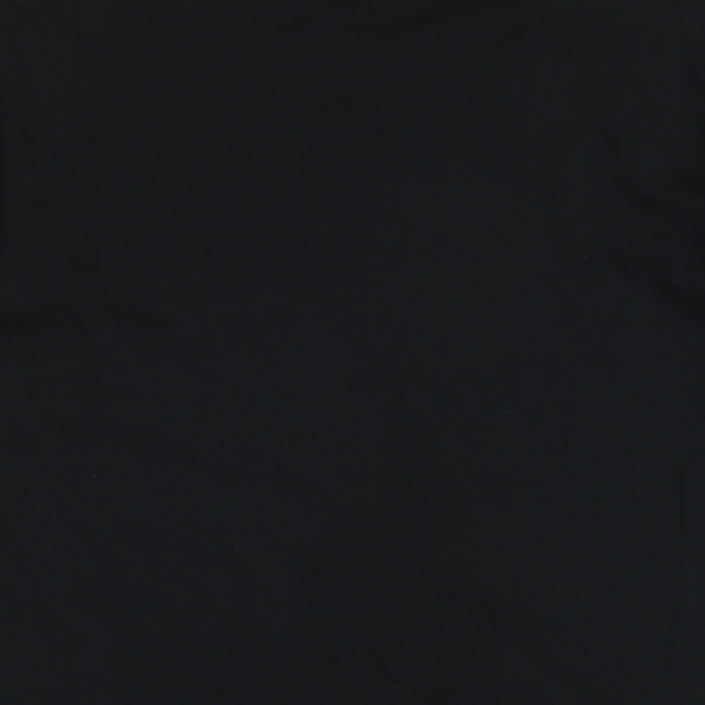 Sea of thieves Mens Black Cotton T-Shirt Size M Crew Neck - Logo -Who killed Demarco