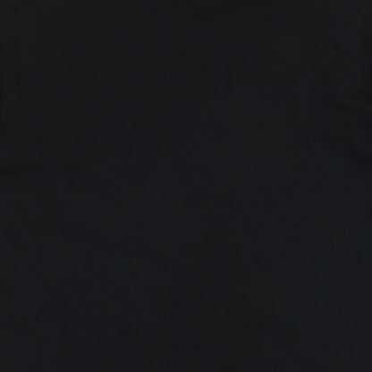 Sea of thieves Mens Black Cotton T-Shirt Size M Crew Neck - Logo -Who killed Demarco
