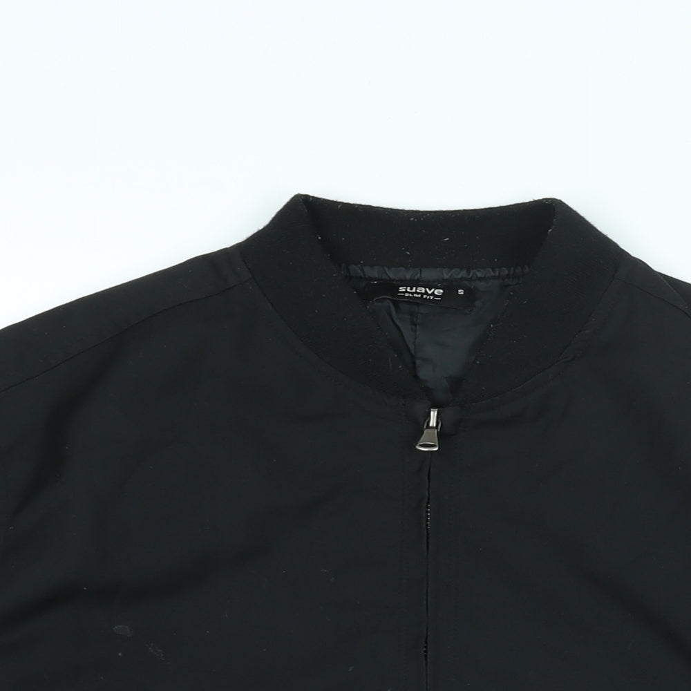 Mens UK Size S Suave Black Jacket
