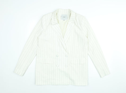 Womens UK Size 10 ICHI White Jacket