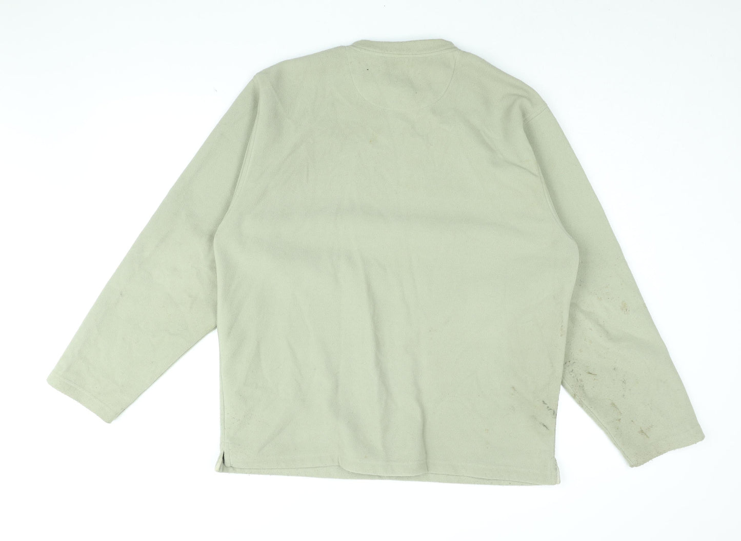Mens UK Size M Reebok Beige Pullover Sweatshirt