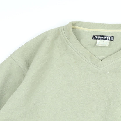 Mens UK Size M Reebok Beige Pullover Sweatshirt