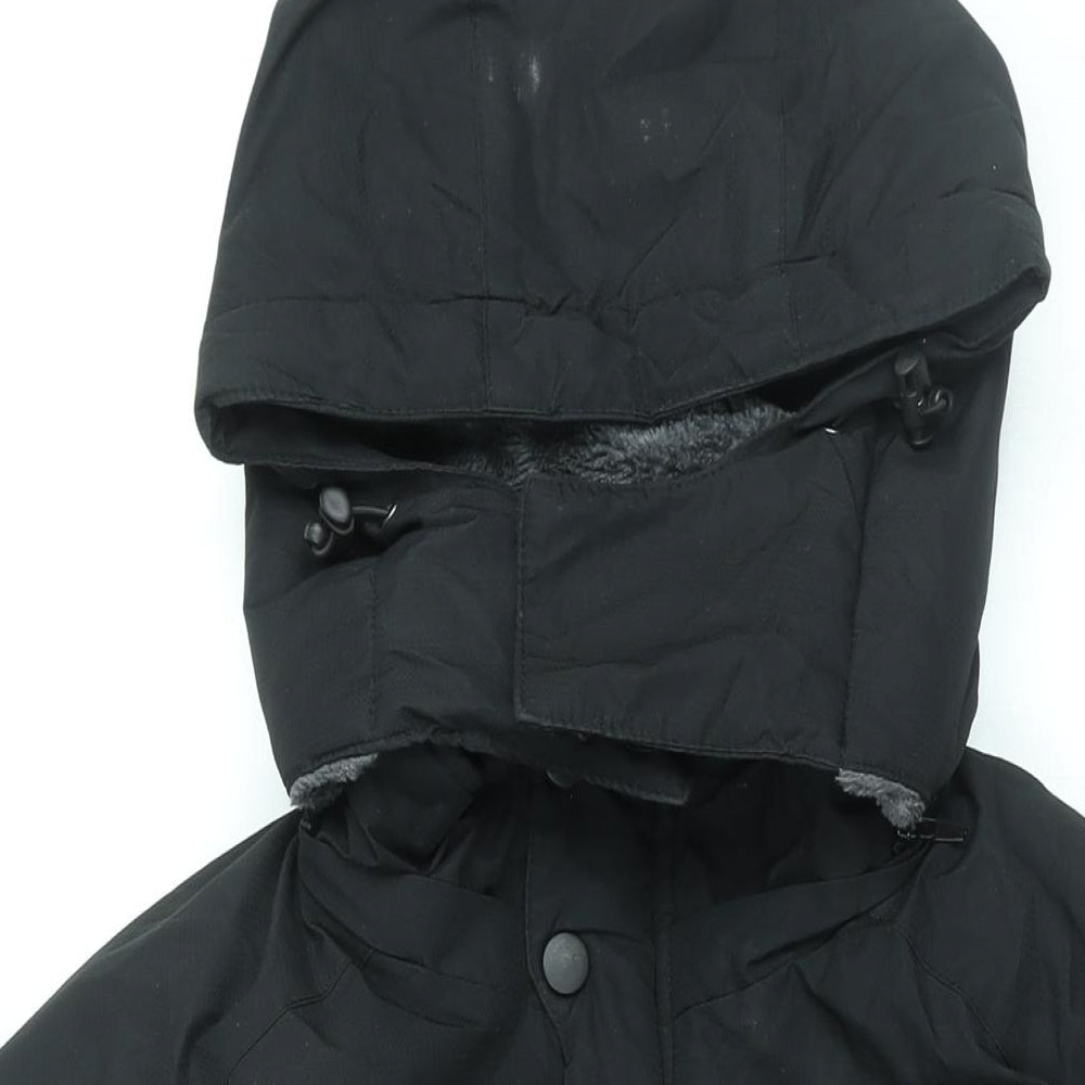 Mens UK Size L Outdoor Sport Black Rain Coat