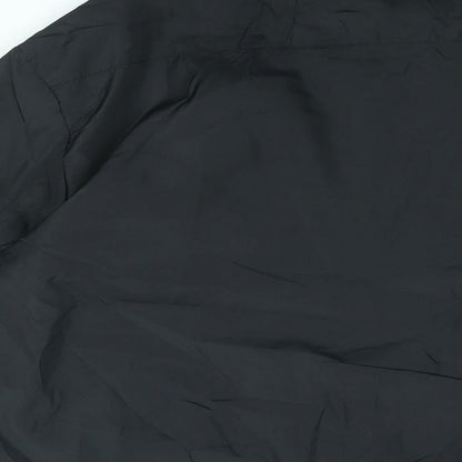 Mens UK Size L Brave Soul Black Bomber Jacket