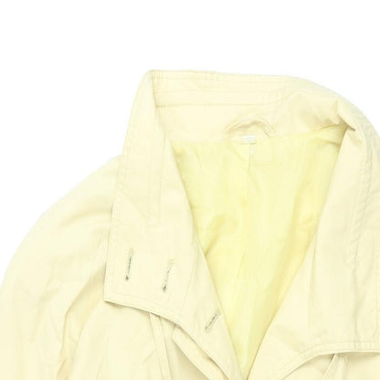 C&A Womens Beige Overcoat Coat Size 14 Button