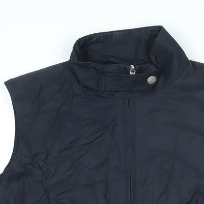 Maine Womens Blue Gilet Jacket Size 14 Zip