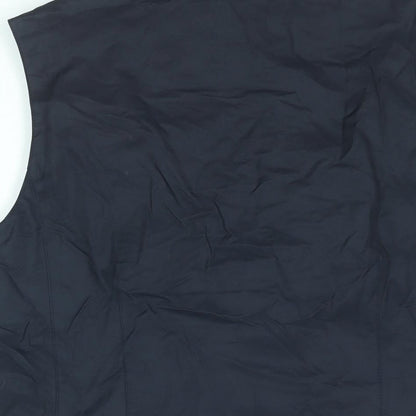 Maine Womens Blue Gilet Jacket Size 14 Zip