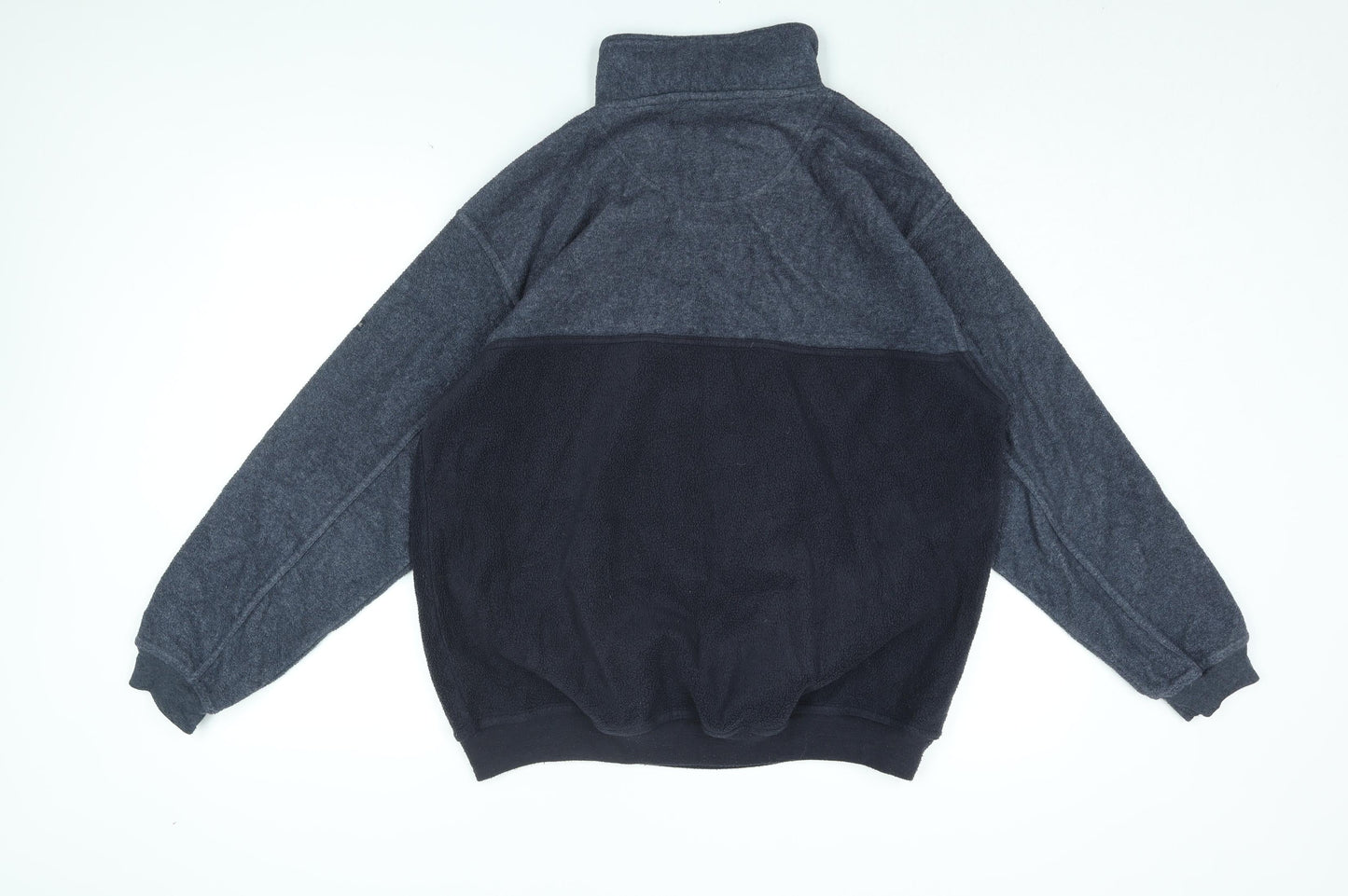 CANDA Mens Blue Polyester Pullover Sweatshirt Size M