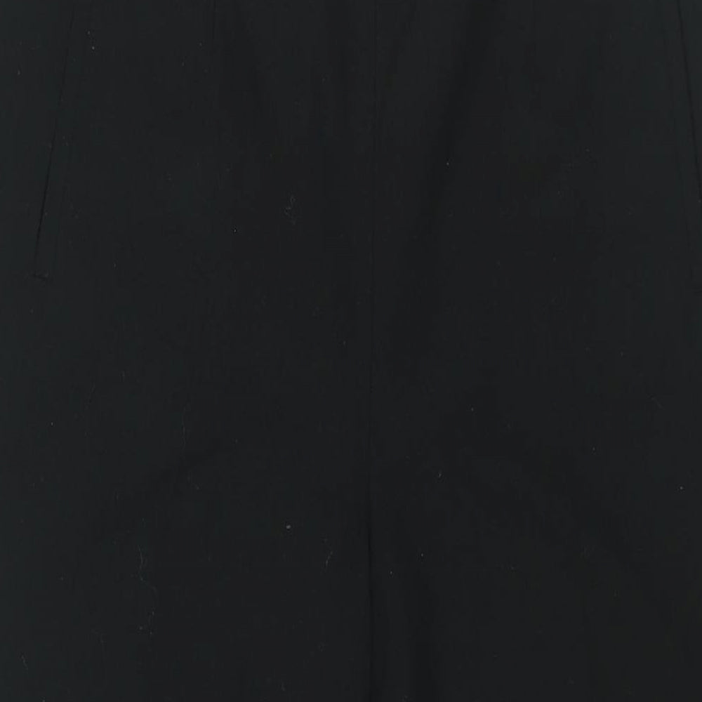 Lakeland Womens Black Polyester Trousers Size 14 L29.5 in Regular Zip