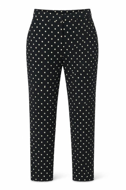 Womens UK Size 12 Mango Regular Fit  Black Trousers