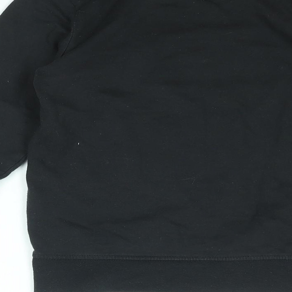 Ramones Boys Black Cotton Pullover Sweatshirt Size 7-8 Years Pullover - Ramones Logo