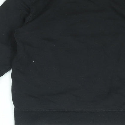 Ramones Boys Black Cotton Pullover Sweatshirt Size 7-8 Years Pullover - Ramones Logo