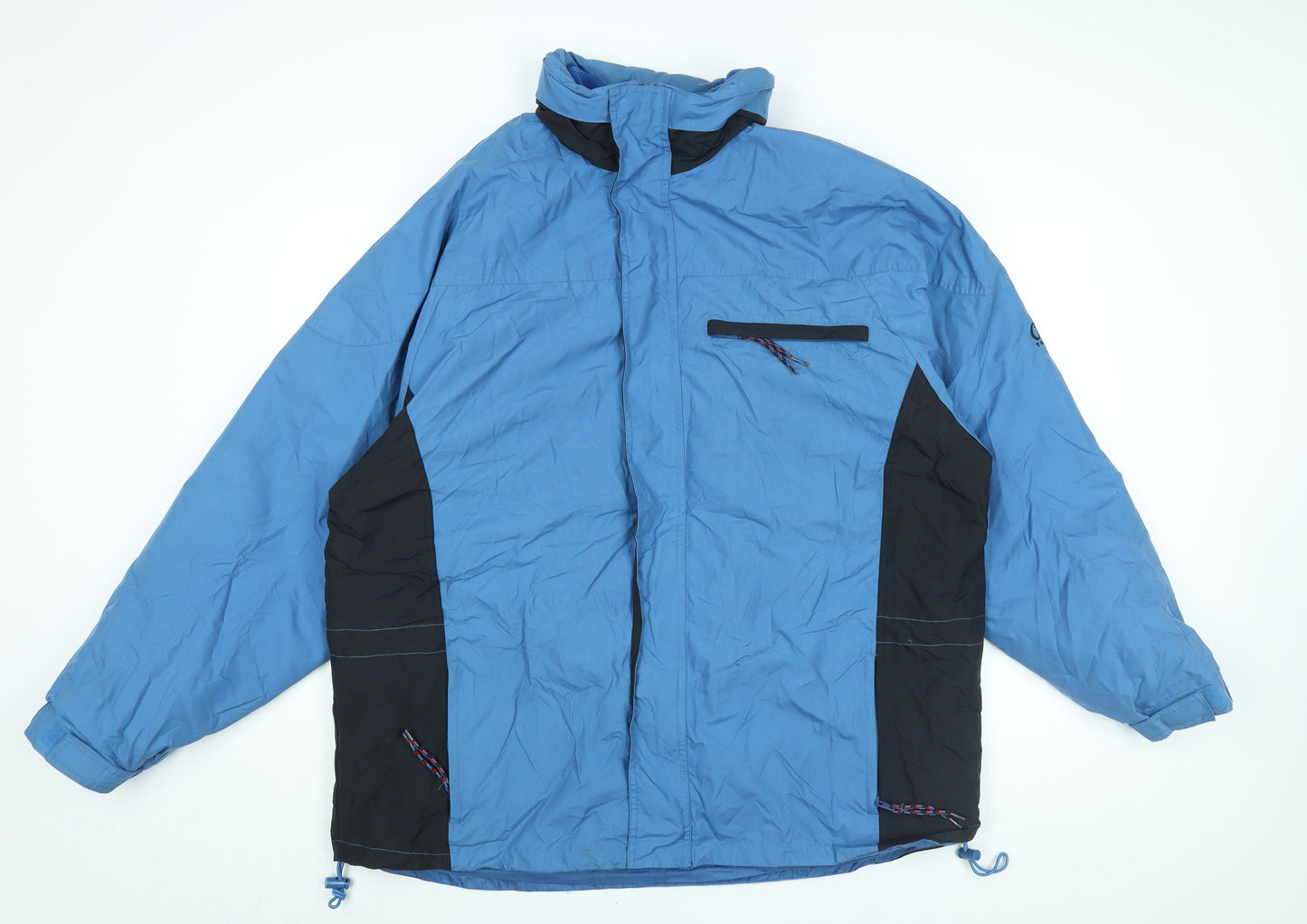 Mens UK Size L Cotton Traders Blue Rain Coat