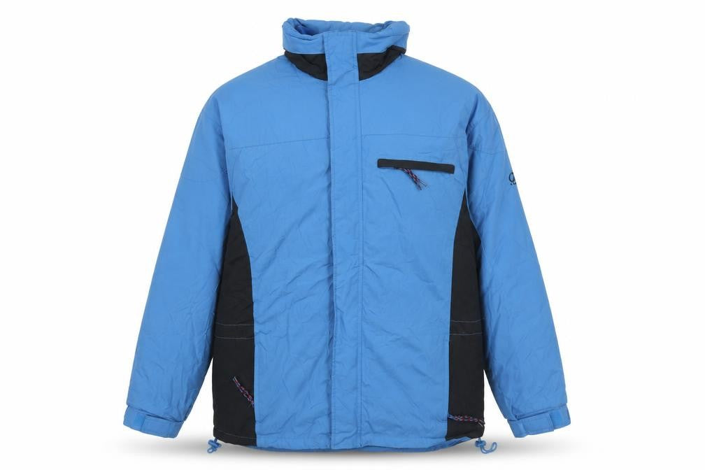 Mens UK Size L Cotton Traders Blue Rain Coat