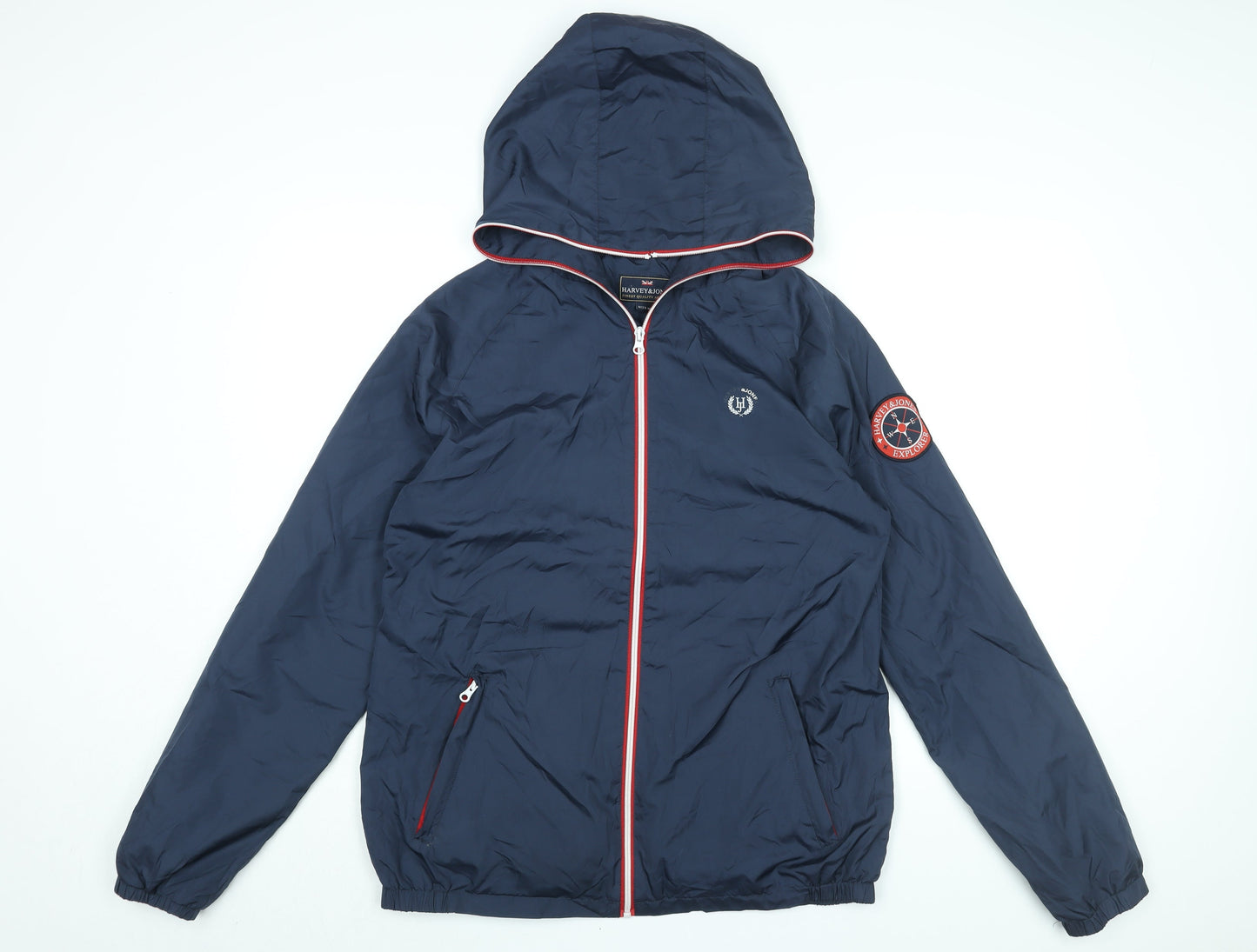 Mens UK Size M Harvey & Jones Blue Jacket