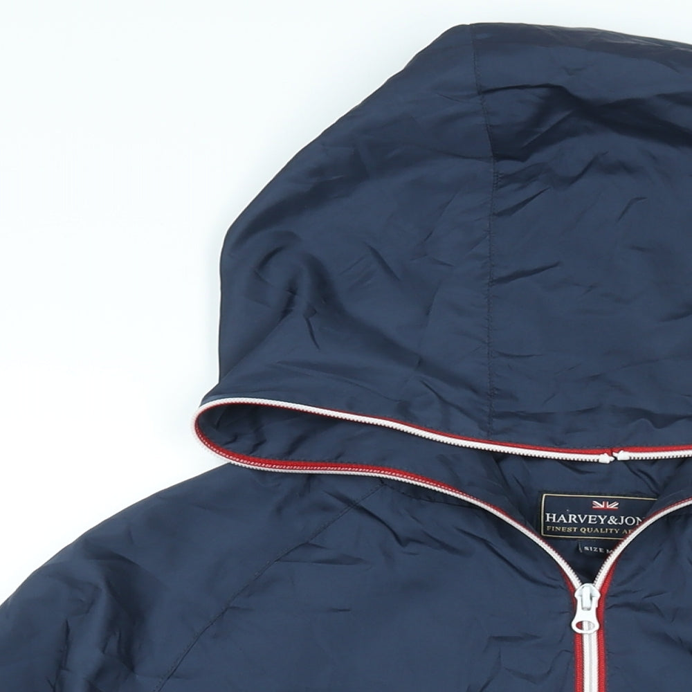 Mens UK Size M Harvey & Jones Blue Jacket