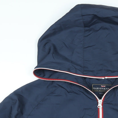 Mens UK Size M Harvey & Jones Blue Jacket