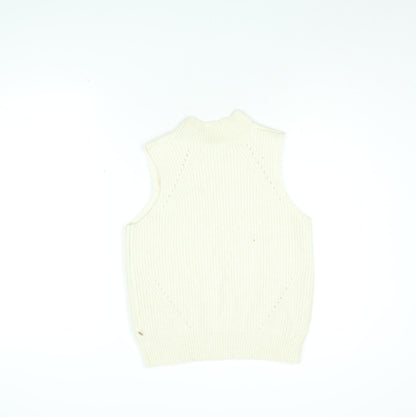 Womens UK Size 12 Scotch & Soda White Pullover Jumper