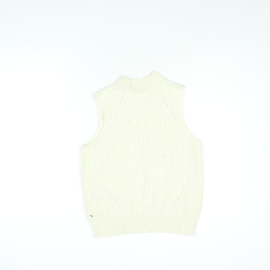 Womens UK Size 12 Scotch & Soda White Pullover Jumper