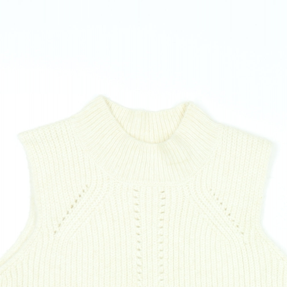 Womens UK Size 12 Scotch & Soda White Pullover Jumper
