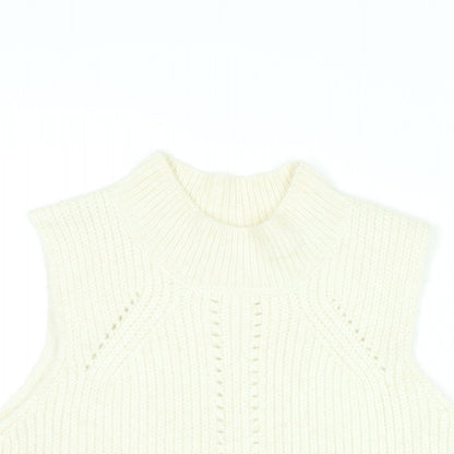 Womens UK Size 12 Scotch & Soda White Pullover Jumper