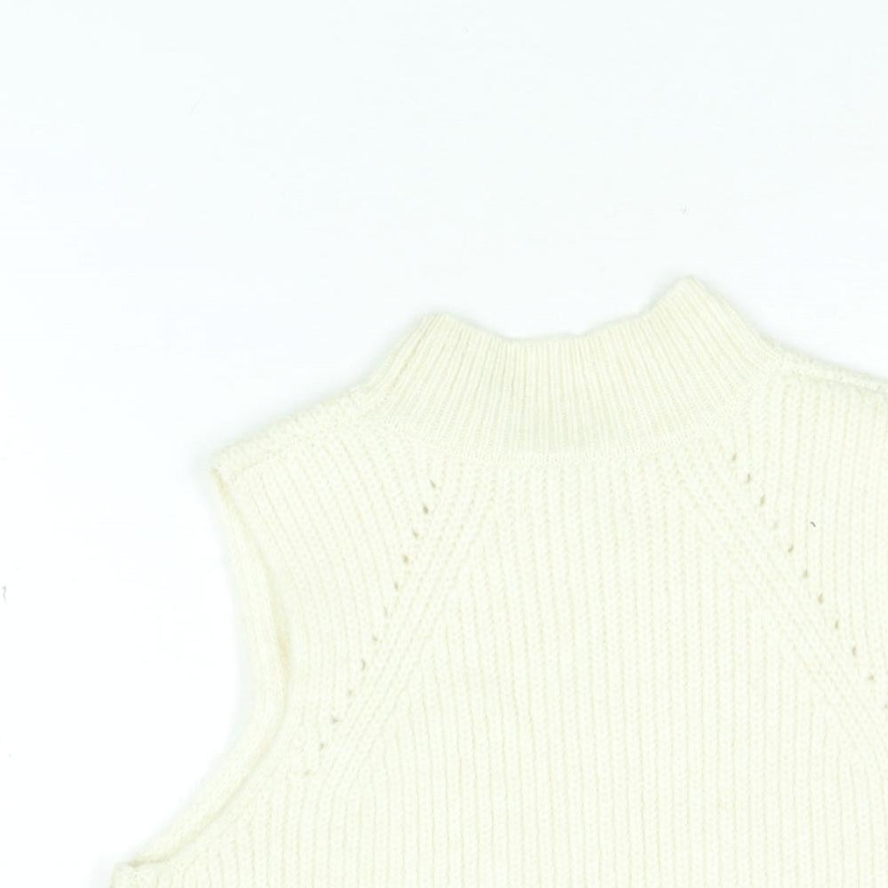 Womens UK Size 12 Scotch & Soda White Pullover Jumper