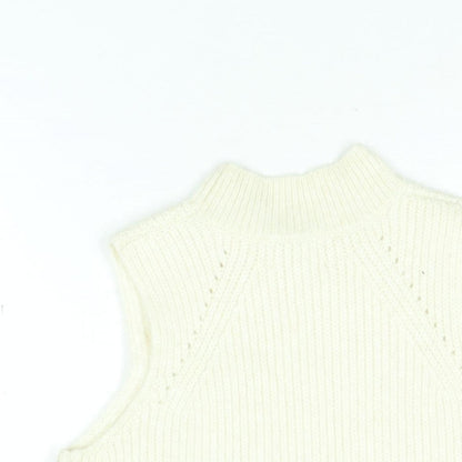 Womens UK Size 12 Scotch & Soda White Pullover Jumper