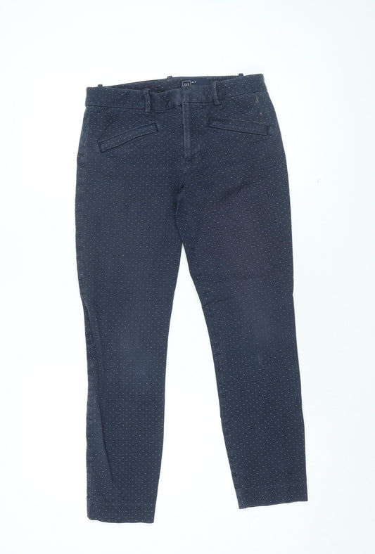Womens UK Size 6 Gap Regular Fit  Blue Trousers