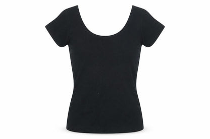 Womens UK Size S Gap Black Basic T-Shirt