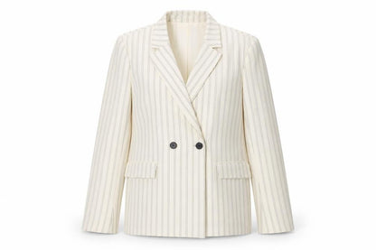 Womens UK Size L Bershka Ivory Jacket