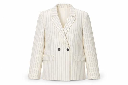 Womens UK Size L Bershka Ivory Jacket