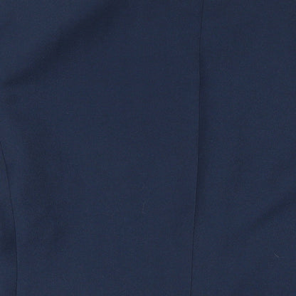 André Cori Mens Blue Polyester Jacket Blazer Size 42 Regular