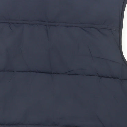 Atlantic Bay Mens Blue Gilet Jacket Size M Zip