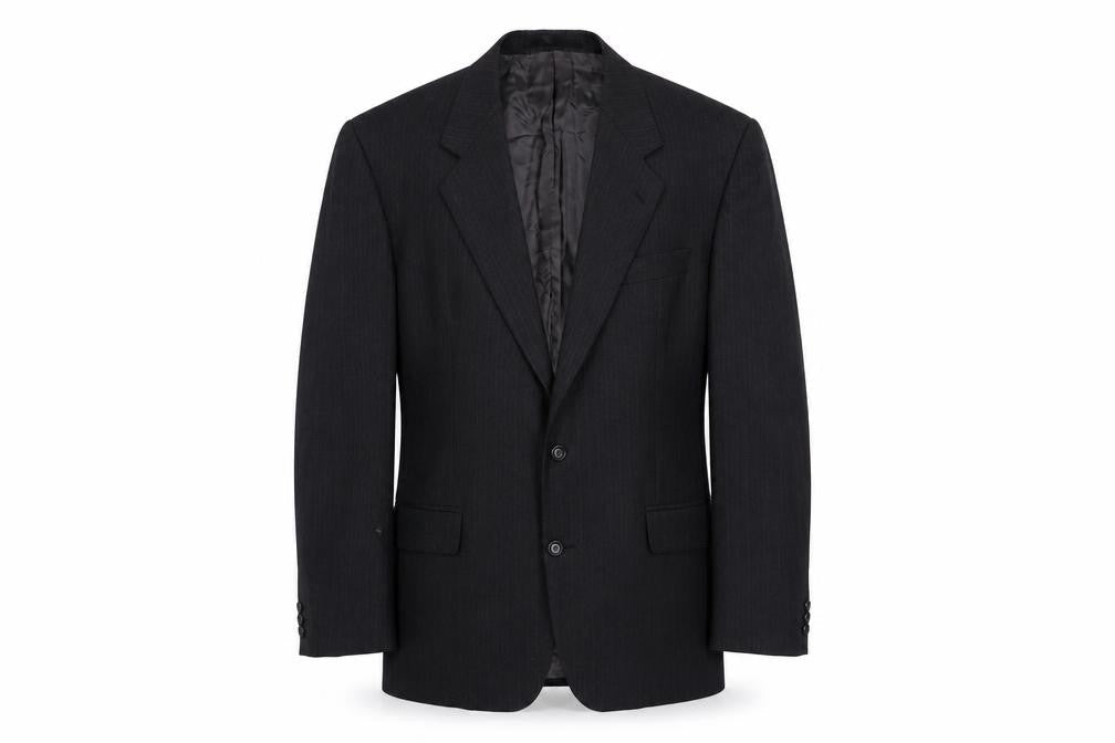 Mens UK Size 44 Label Regular Black Suit Jacket