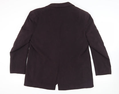 Mens UK Size 46 Marks and Spencer Regular Purple Suit Jacket