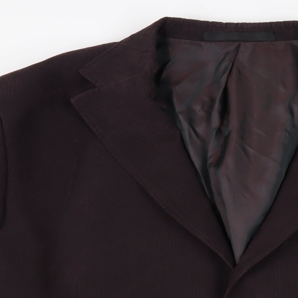 Mens UK Size 46 Marks and Spencer Regular Purple Suit Jacket