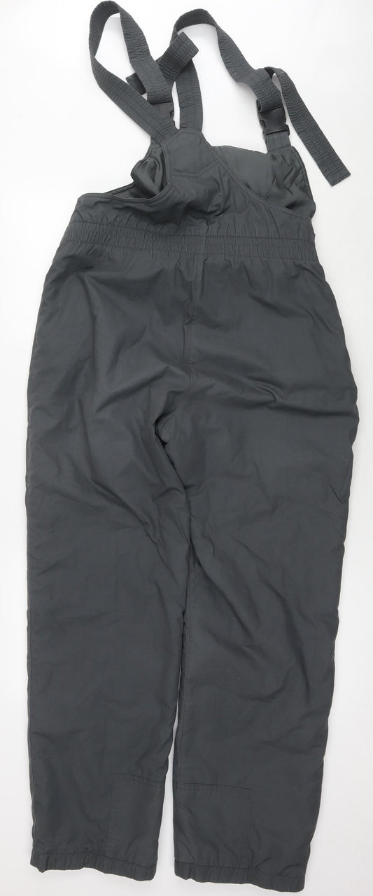 St Michael Mens Grey Polyester Snow Pants Trousers Size M L30 in Regular Zip