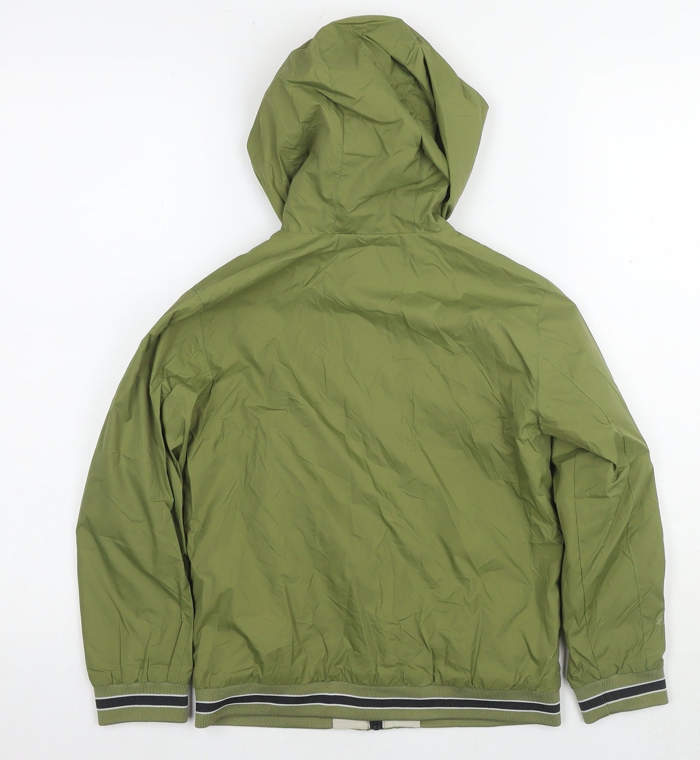 Mayoral Boys Green Jacket Size 8 Years Zip
