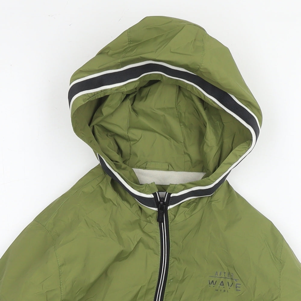 Mayoral Boys Green Jacket Size 8 Years Zip