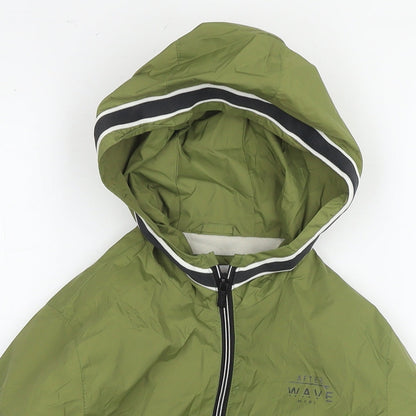 Mayoral Boys Green Jacket Size 8 Years Zip