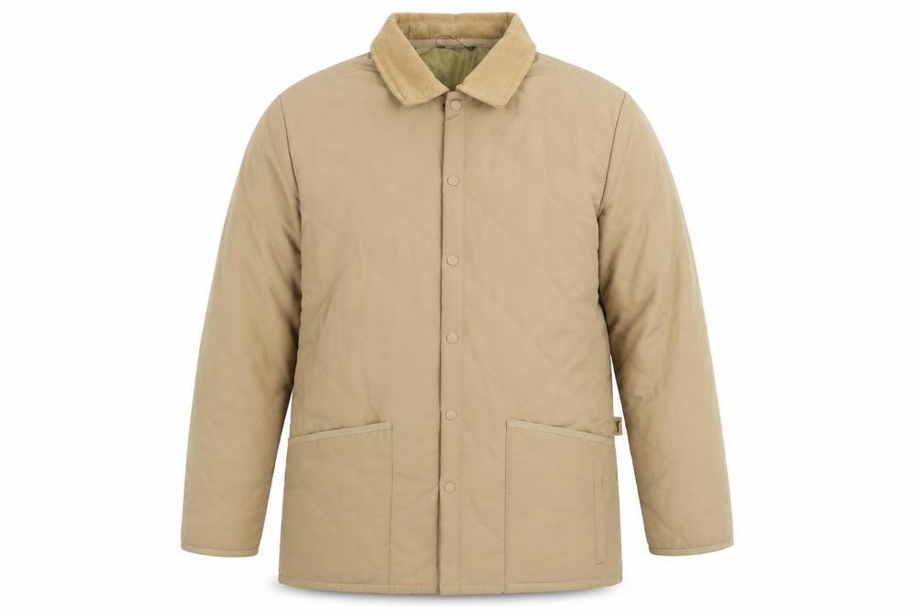 Mens UK Size M GOLFINO Beige Quilted Coat
