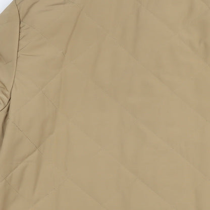 Mens UK Size M GOLFINO Beige Quilted Coat