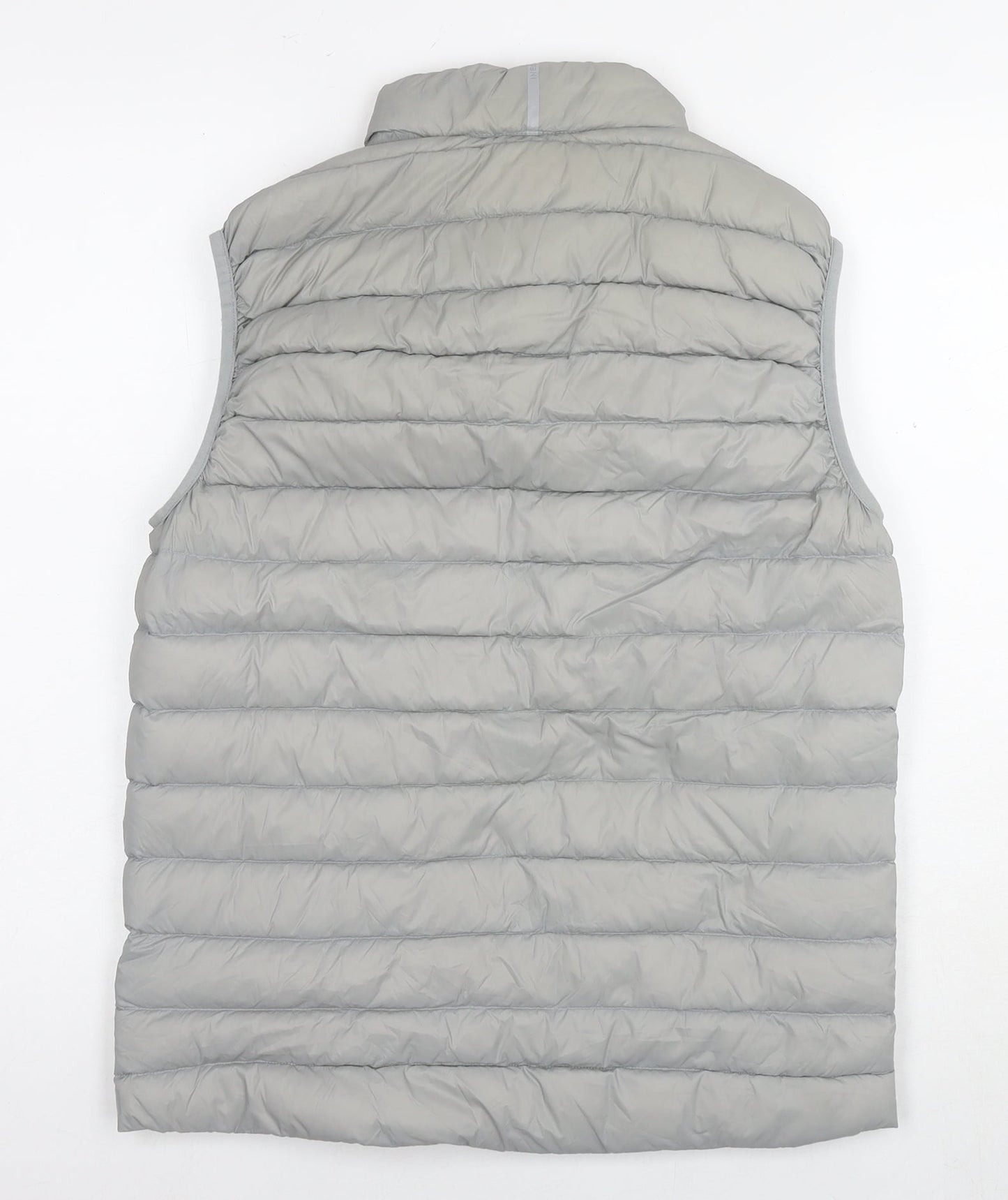 DECATHLON Womens Grey Gilet Waistcoat Size S Zip