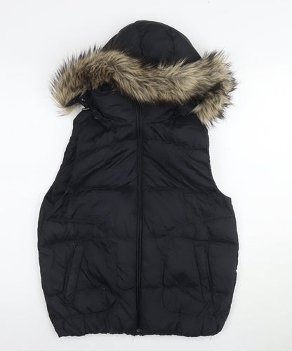 Womens UK Size M Gap Black Gilet