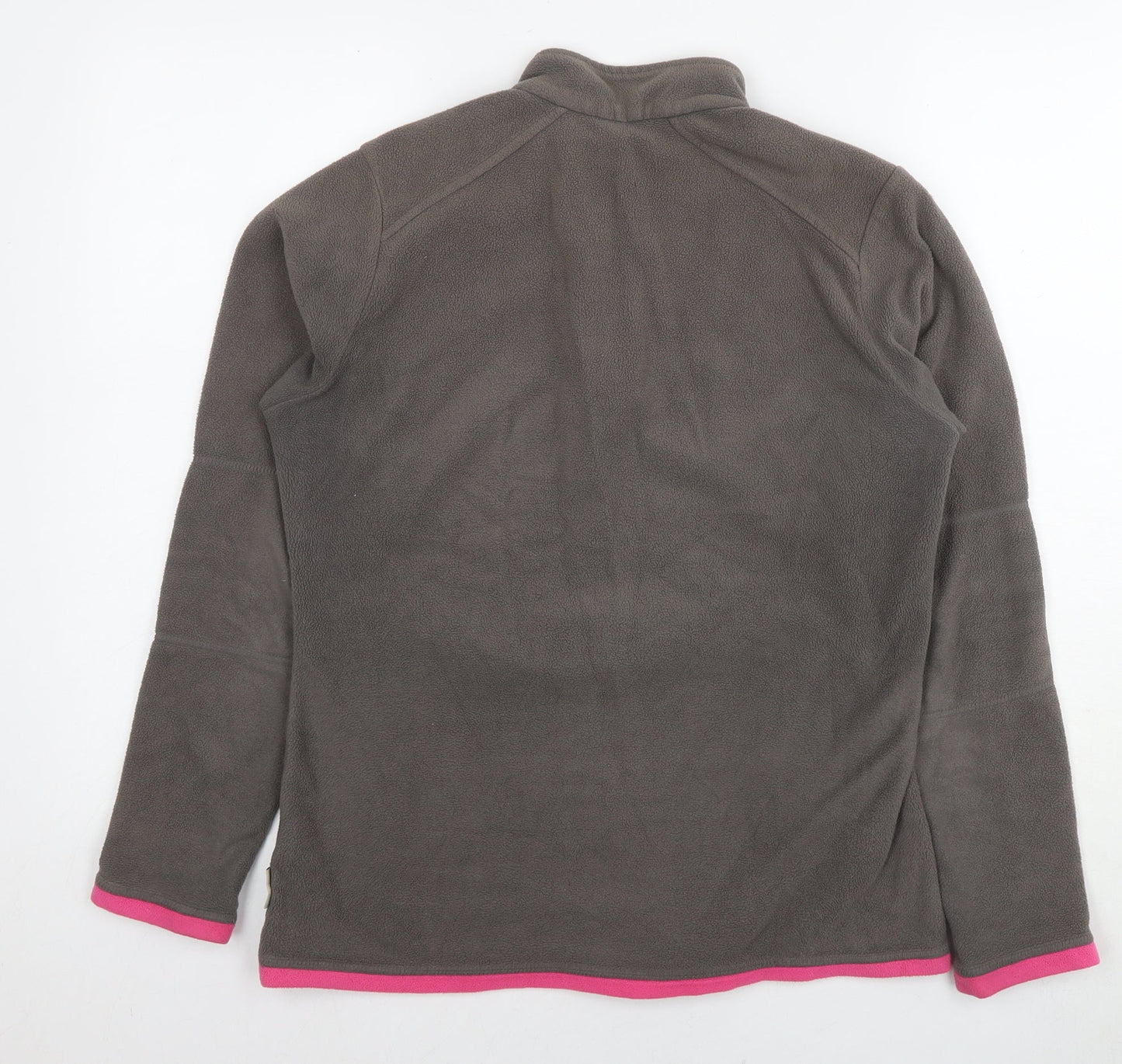Oxylane Womens Brown Polyester Pullover Sweatshirt Size L Pullover - Flowers